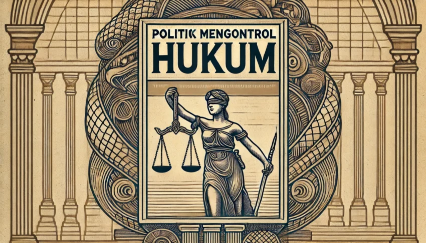 politik mengontrol hukum